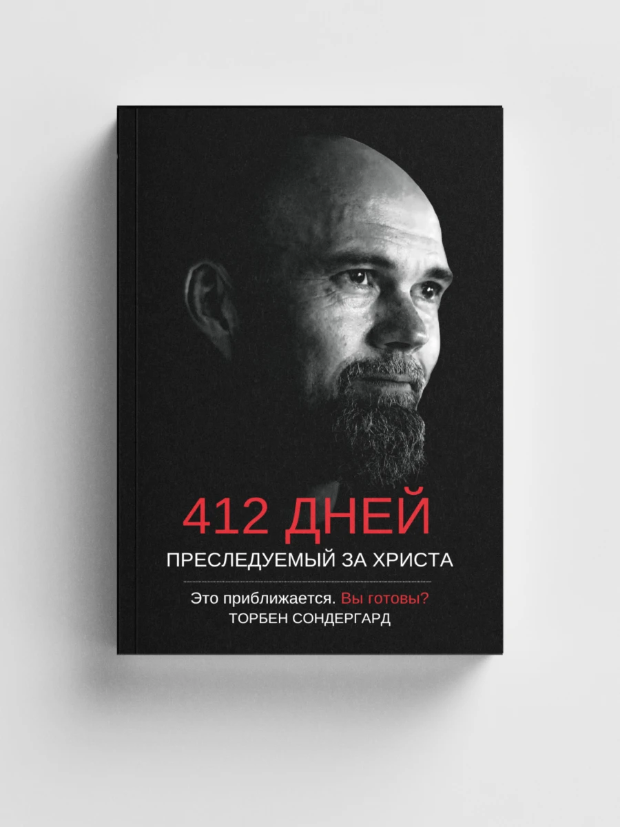 412 Days book cover (Russian edition)